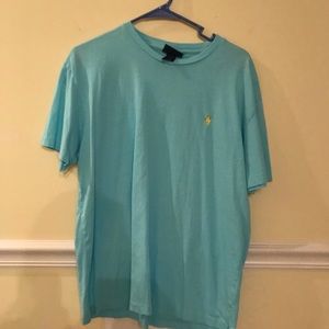 Baby blue polo t-shirt